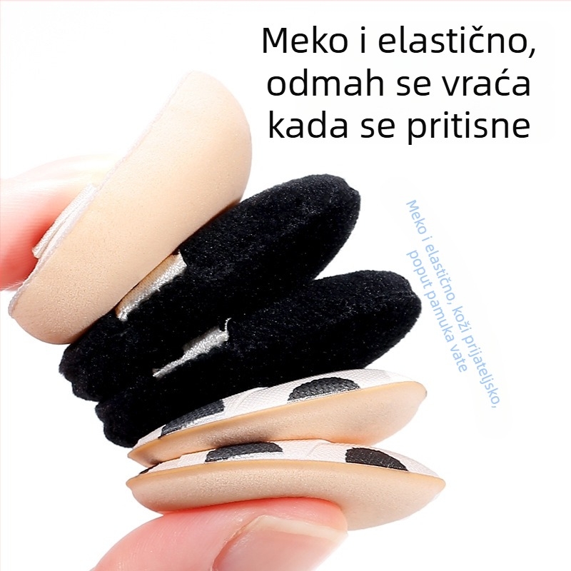 Xixi spužvica za puder – suho/mokro dvostruko korištenje, nepravilnog oblika, hidrofilni poliuretan, 5 kom. paket