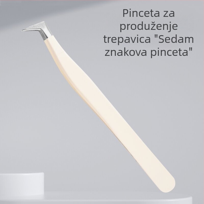 Štipaljke za trepavice za lažne trepavice, visoka preciznost, nehrđajući čelik, Six Six Beauty, za opću uporabu