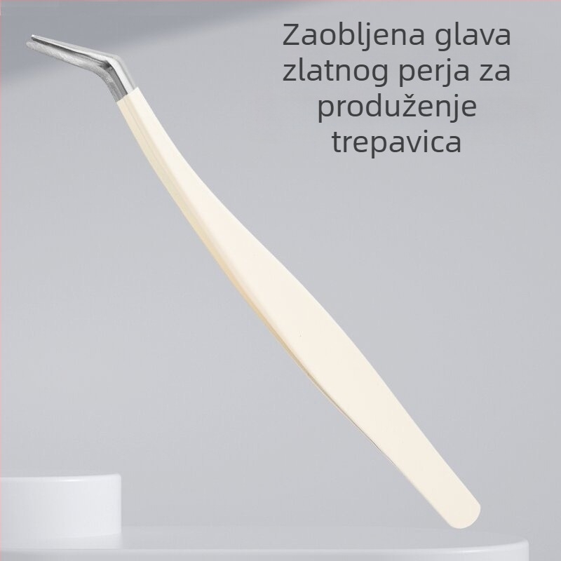 Štipaljke za trepavice za lažne trepavice, visoka preciznost, nehrđajući čelik, Six Six Beauty, za opću uporabu