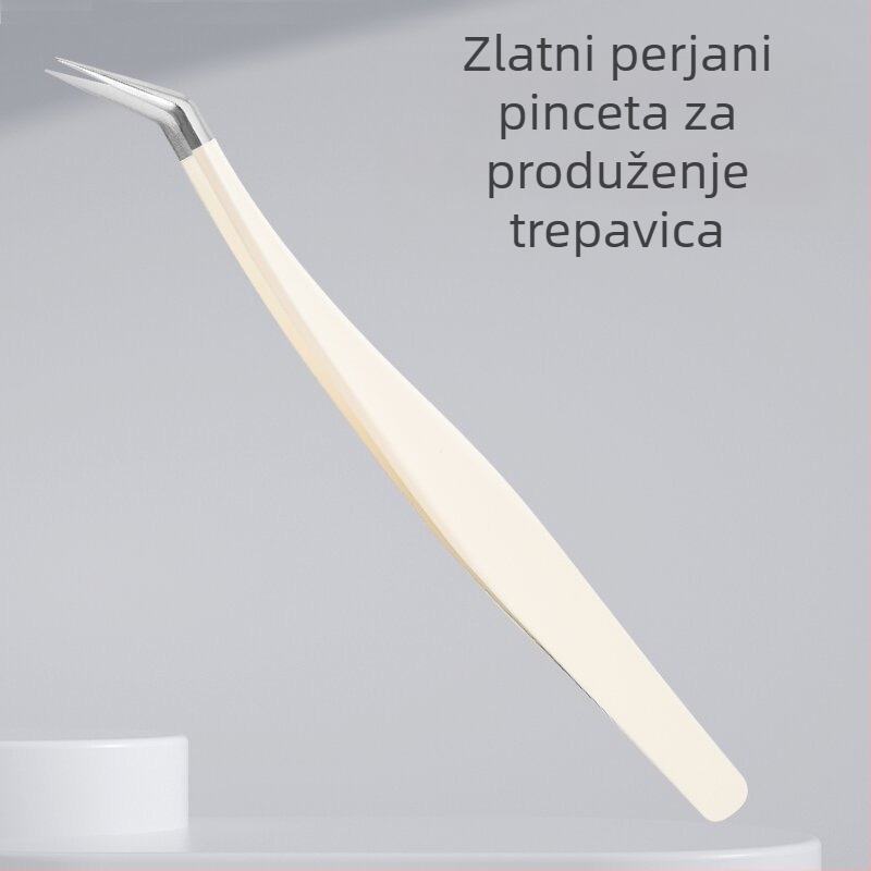 Štipaljke za trepavice za lažne trepavice, visoka preciznost, nehrđajući čelik, Six Six Beauty, za opću uporabu