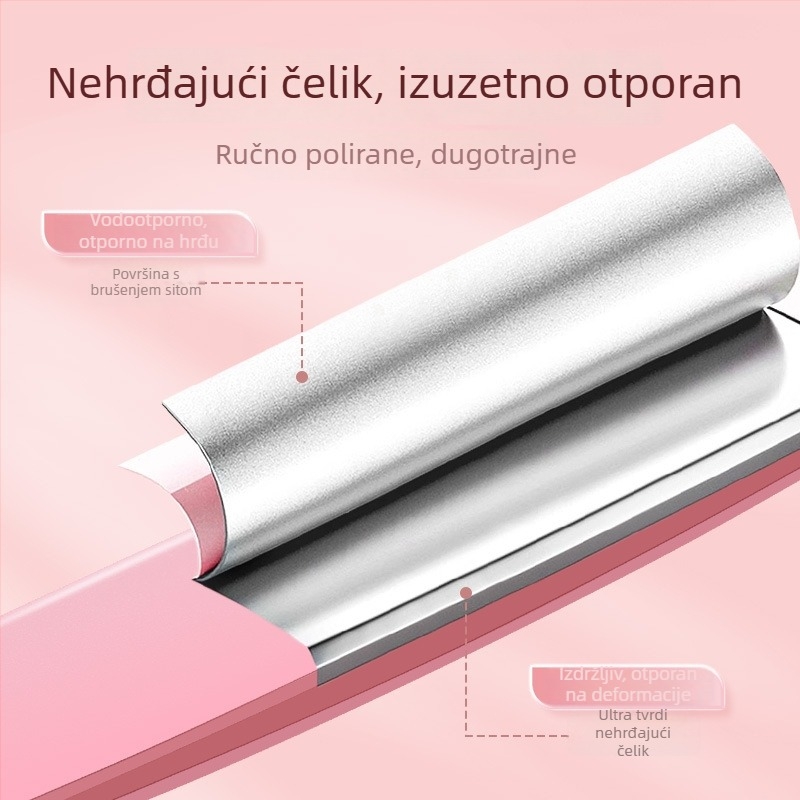 Pinceta za trepavice od nehrđajućeg čelika s premazom nalik peruti, precizni kozmetički alati za trepavice, noktiju i obrve