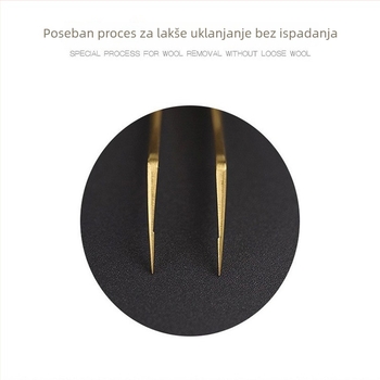 VETUS štipaljke za trepavice, nehrđajući čelik, universalna upotreba, bez uvoza