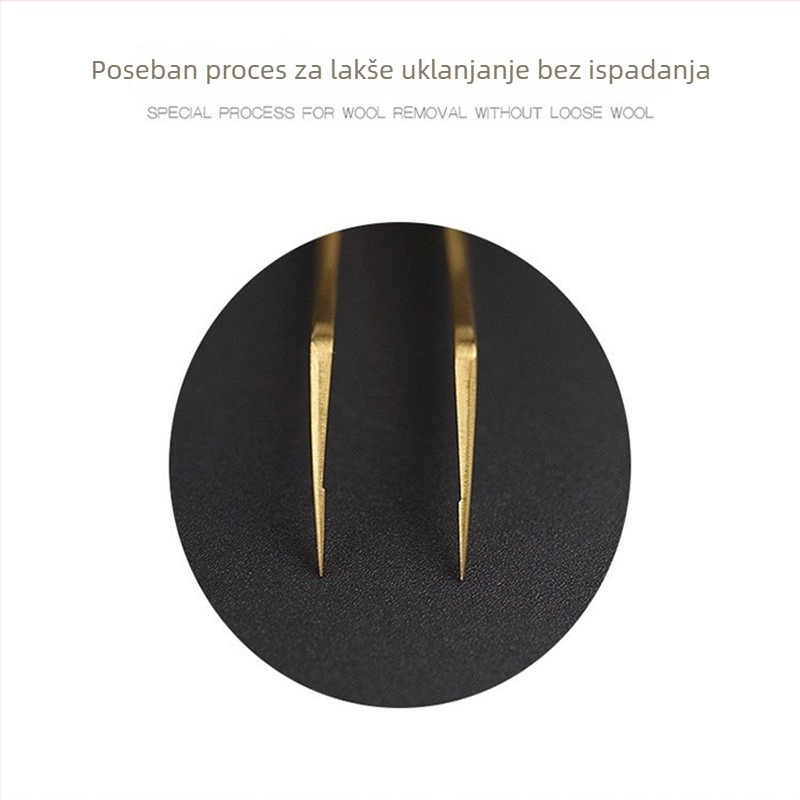 VETUS štipaljke za trepavice, nehrđajući čelik, universalna upotreba, bez uvoza