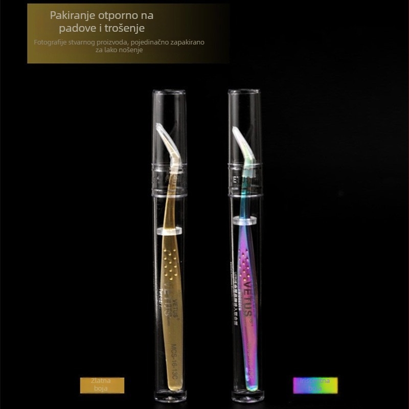 VETUS štipaljke za trepavice, nehrđajući čelik, universalna upotreba, bez uvoza