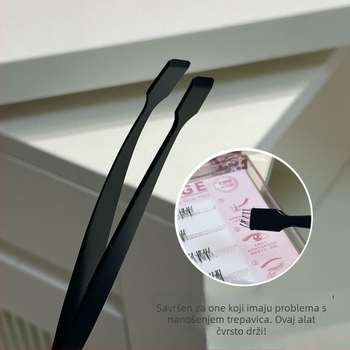HERORANGE pinceta za trepavice od nehrđajućeg čelika za presađivanje trepavica i nanošenje lažnih trepavica, opće korištenje
