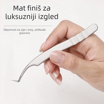 Klešta za produženje trepavica - nehrđajući čelik, Jin Tenghui, alat za uvijanje trepavica