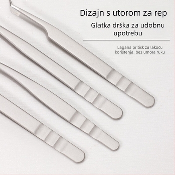 Klešta za produženje trepavica - nehrđajući čelik, Jin Tenghui, alat za uvijanje trepavica