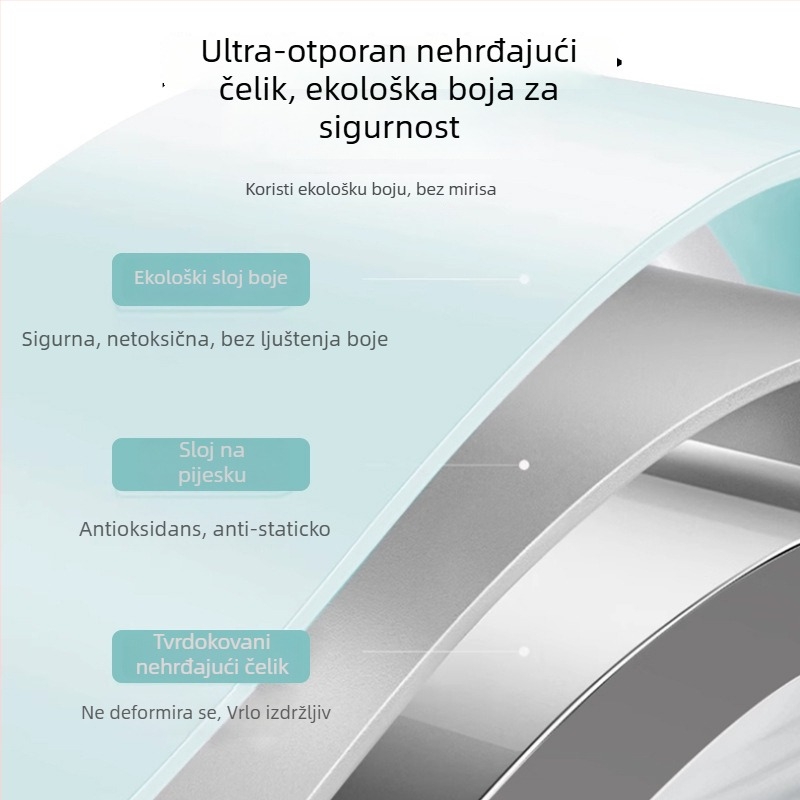 Dream Deer pinceta za trepavice - visoka preciznost, plosnata glava, plosni vrh, nehrđajući čelik