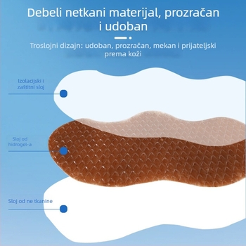 Mugwort-bazirani hidrogelni nosni flaster za djecu i odrasle, olakšanje za začepljen nos, moksibustivni flaster, mogućnost prilagodbe