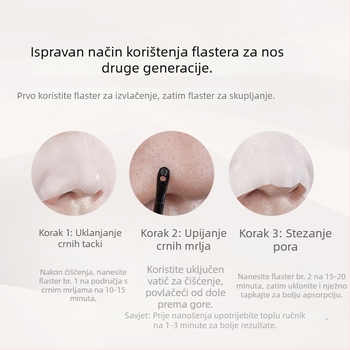 RNW nosni flaster za uklanjanje mitesa – njega T-zone, 10 flastera, uklanja mitese, umiruje kožu i omekšava kožu, pogodna za normalnu, masnu, suhu i mješovitu kožu