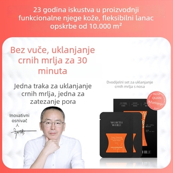 2-u-1 set nosnih flastera za uklanjanje mitesera; sužava pore; uklanja mitesere i prištiće; 6 flastera u kutiji; rok trajanja 3 godine (6 flastera/kutija; pogodno za opću kožu)