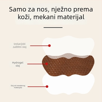 Nosni flaster od Mugworta — biljna njega nosa, 6 flastera u kutiji, proizvedeno u Nanyangu