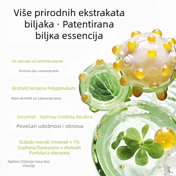 Set naljepnica za nos za finije pore i uklanjanje crnih točaka (Njega T-zone · 6 g×5 + 4 g×5 naljepnica · Mengtu Li Xue · Pogodno za normalnu/mješovitu/masnu/suhu/citljivu kožu · Rok trajanja 3 godine)