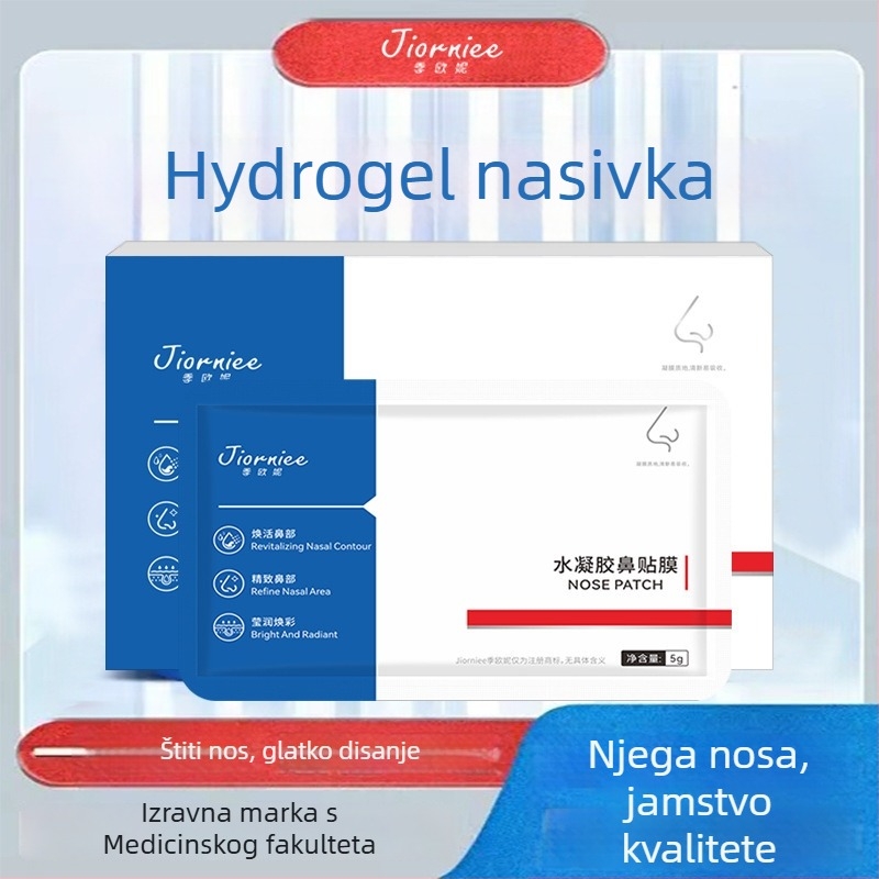 Gioni hidrogelni nosni flaster, 6 kom, universalno za sve tipove kože, njega T-zone