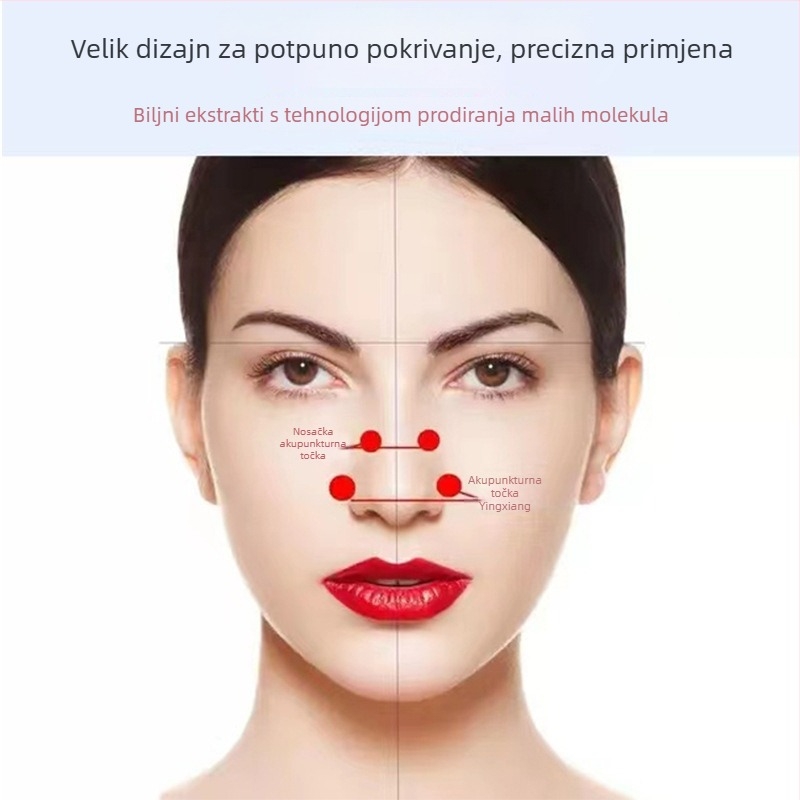 Gioni hidrogelni nosni flaster, 6 kom, universalno za sve tipove kože, njega T-zone