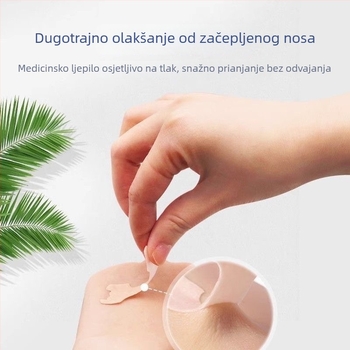 Hainuo Nazalni nosni flaster za bebe i djecu, 10 flastera u kutiji, netkani materijal