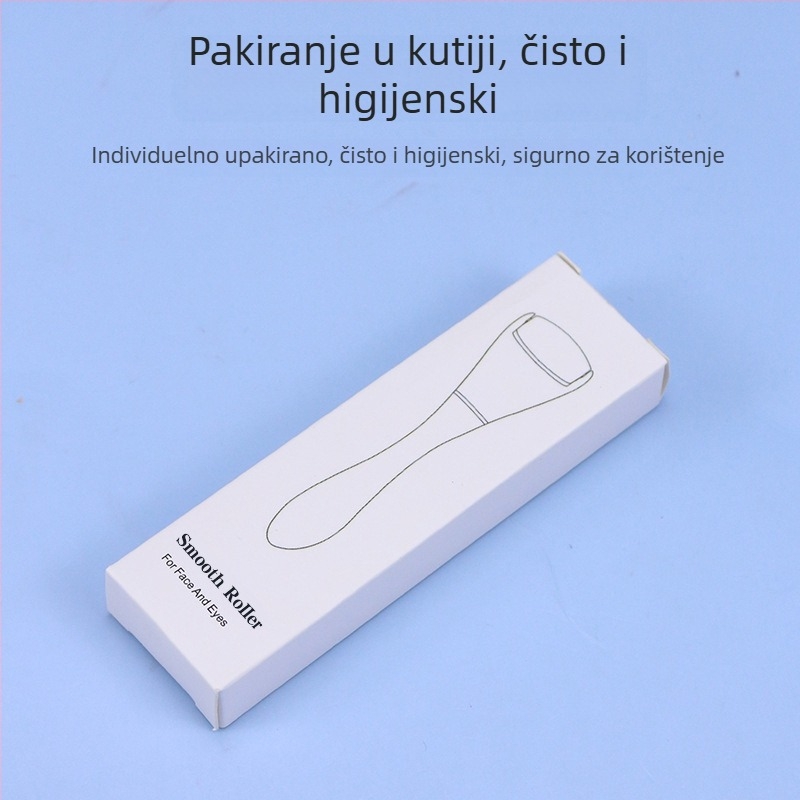 Masazer za oči s dvostrukom glavom, metalni valjak i ABS drška, ručni rad, 1 brzina, za kućnu upotrebu