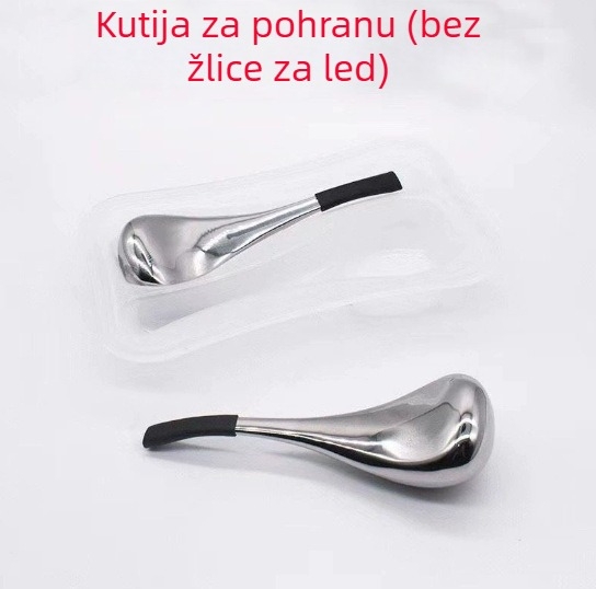 Žlica od nehrđajućeg čelika Ice Wave Ball za masažu ljepote, ručna, hladni kompres, 80–98 g, za kućnu upotrebu i kozmetički salon