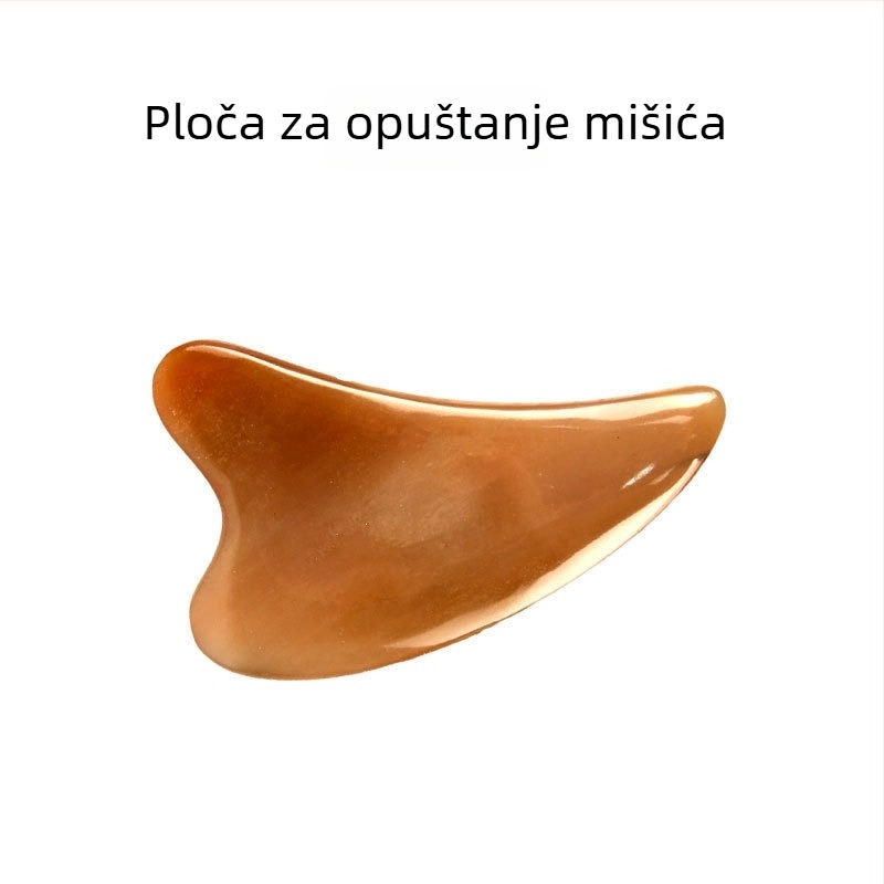 Gua Sha ploča od roga za masažu lica i oblikovanje vrata – 200 komada u kutiji