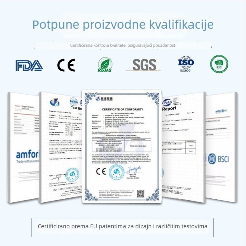 Nerđajuća čelična ledena valna kugla i ledena žlica - kozmetički alat, masažni stil, bez električne, masaža očiju, 304