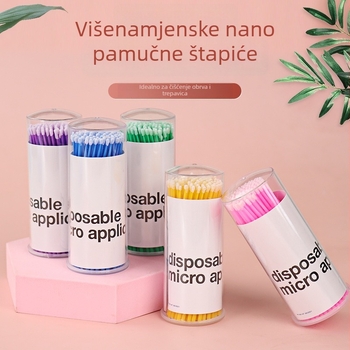 Pamučne štapiće za uklanjanje šminke – upijajući pamuk