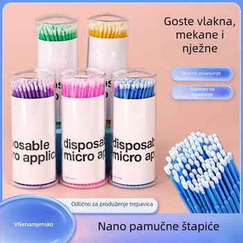 Pamučne štapiće za uklanjanje šminke – upijajući pamuk
