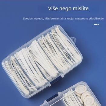 Kutija za pohranu tetovačkih igala s bojom prstena, zaštitnik za prst i maglovita igla i vata – 1 paket, Yin Color