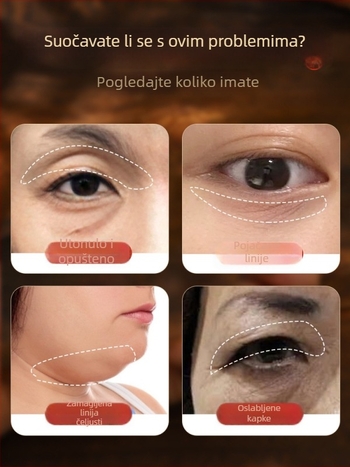 Gua Sha ploča za masažu lica, masaža okoloočnog područja za tamne krugove, meridijanska terapija, 90 g, 25 komada u kutiji