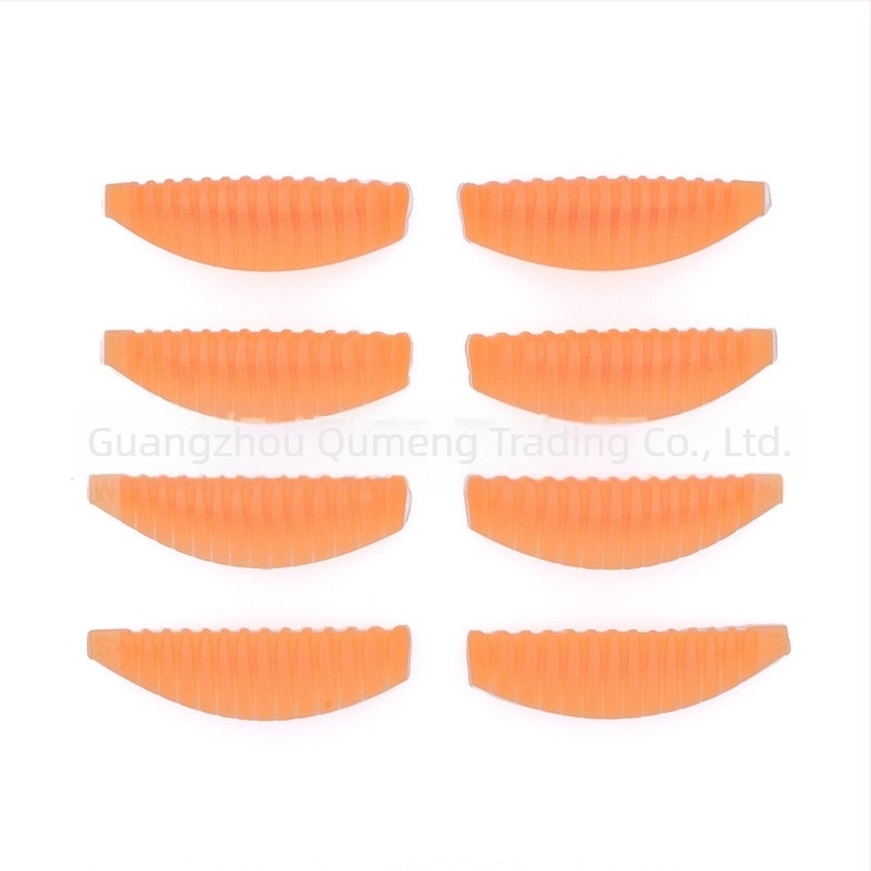 Funmix Set alata za uvijanje trepavica, 4 mekane silikonske podloške s uspravnim uzorkom, 3D produženje trepavica