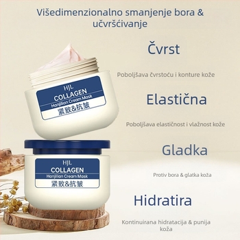 Kolagenska anti-age krema i gel maska – hidratantna, blistava i zatezajuća za sve tipove kože; rok trajanja 60 mjeseci.