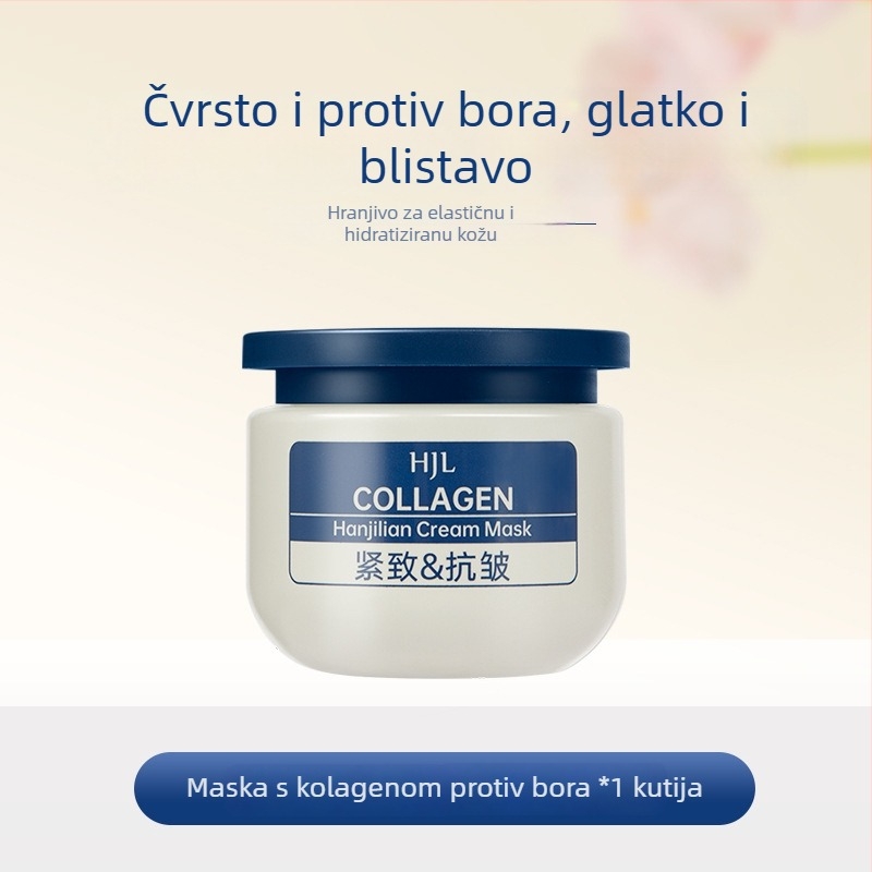 Kolagenska anti-age krema i gel maska – hidratantna, blistava i zatezajuća za sve tipove kože; rok trajanja 60 mjeseci.
