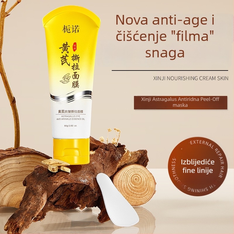 Peel-off maska s Gardenia i Astragalusom za anti-age učinak, zatezanje pora, posvjetljenje tena i hidrataciju