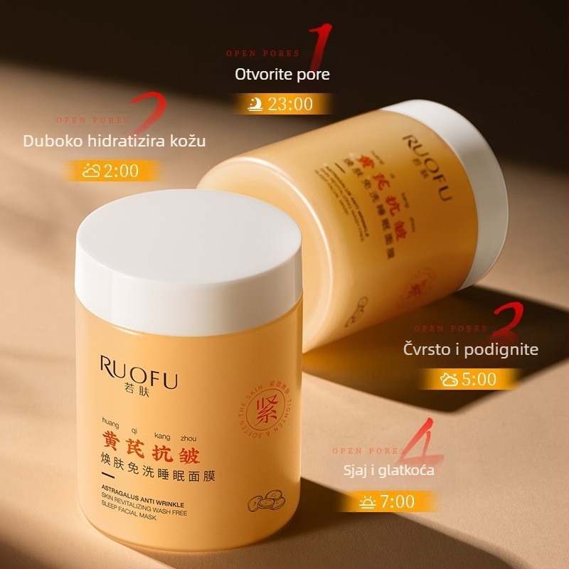 Maska za lice krem-gel s Astragalusom – hidratacija, anti-age, učvršćivanje i posvjetljenje tena