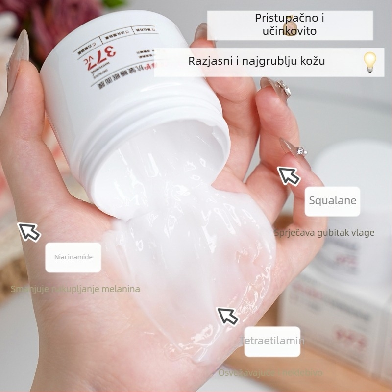 Maska za noćno izbjeljivanje i obnovu protiv bora (krema-gel maska) — kontrola ulja, uklanjanje crnih točk, hidratacija, zatezanje