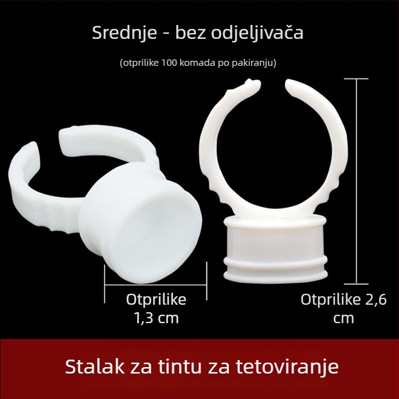 Šalica za pigment za tetovaže, posuda za pigment, pladanj za ljepilo za trepavice – univerzalna upotreba