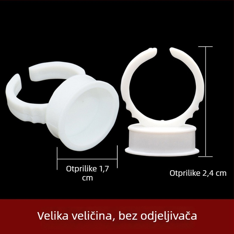 Šalica za pigment za tetovaže, posuda za pigment, pladanj za ljepilo za trepavice – univerzalna upotreba