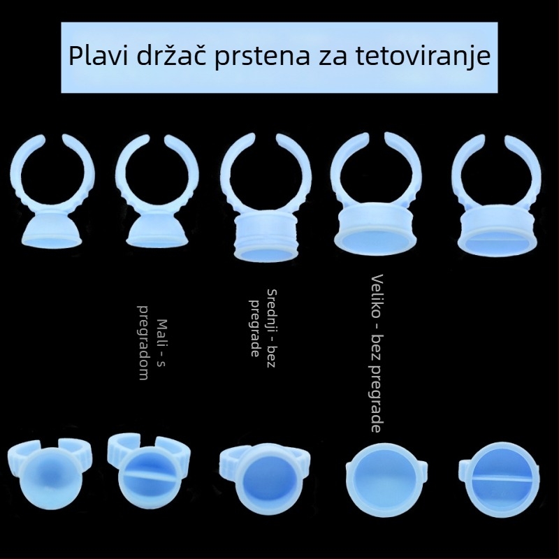 Čašica pigmenta za tetoviranje – za obrve i usne; alati i potrošni materijal za tetoviranje; pladanj za ljepilo za trepavice; univerzalna primjena; neto sadržaj oko 50–70 g