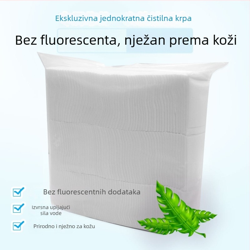 Debeli pamukovi tamponi za uklanjanje šminke, čisti pamuk, 500 komada