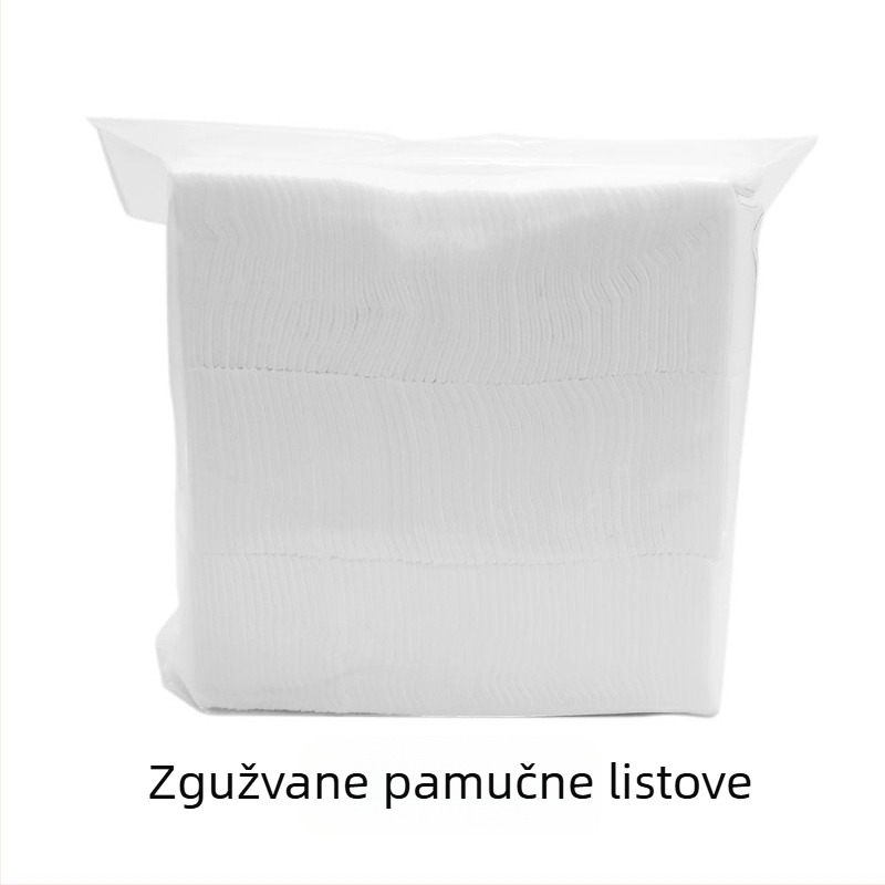 Debeli pamukovi tamponi za uklanjanje šminke, čisti pamuk, 500 komada