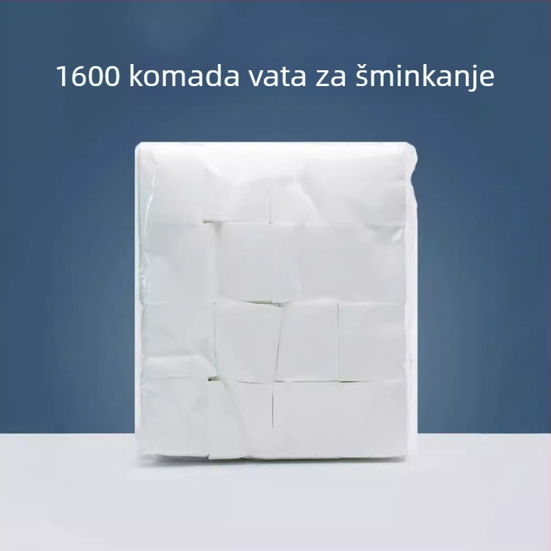 Jednokratne pamukane blazinice za odmašćivanje i uklanjanje šminke, namijenjene polupermanentnom tetoviranju, 1600 komada, podrijetlo Guangzhou