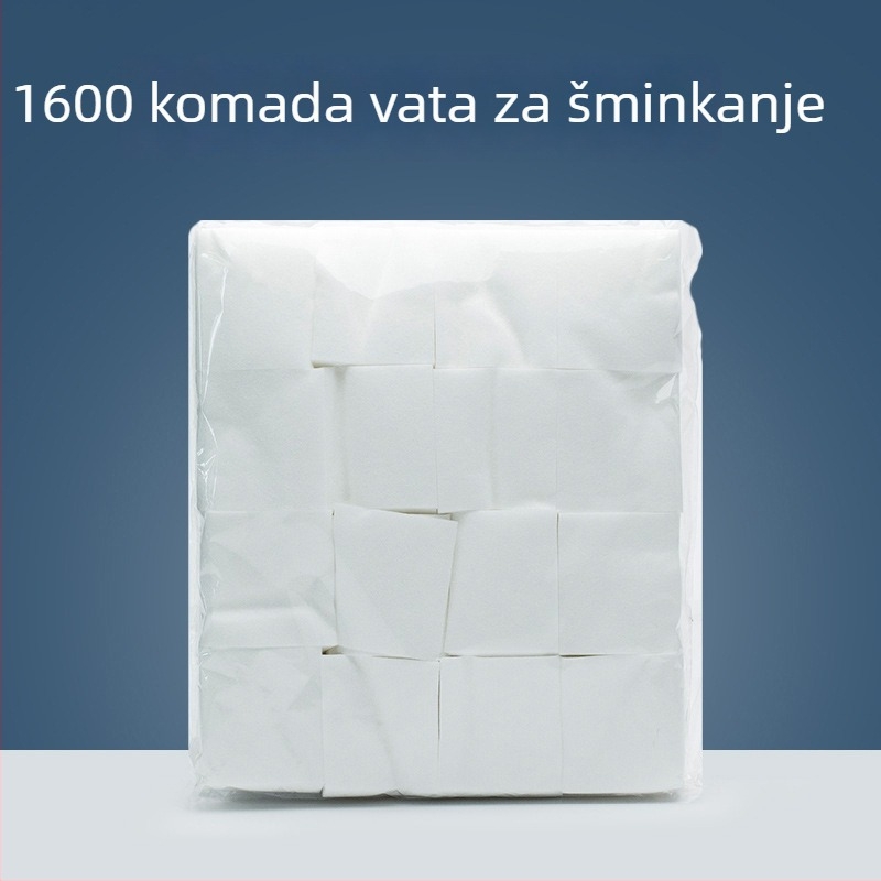 Jednokratne pamukane blazinice za odmašćivanje i uklanjanje šminke, namijenjene polupermanentnom tetoviranju, 1600 komada, podrijetlo Guangzhou