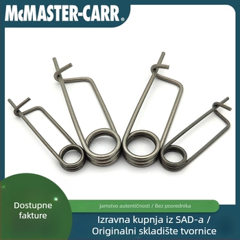 Split pin, nehrđajući čelik, McMaster-Carr, dio 90026A107, standard GB879-86