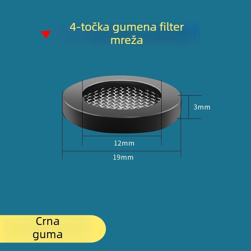 Brtvna podloška za ulaz vode i tuš crijev — silikon i nitrilna guma, Water in Heaven, moderni minimalistički stil