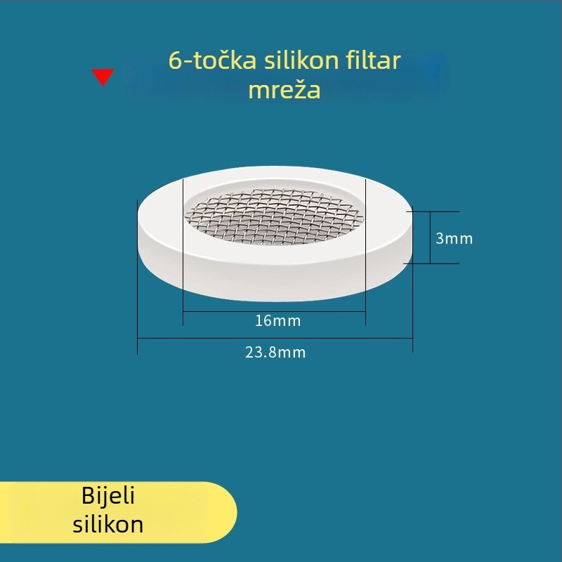 Brtvna podloška za ulaz vode i tuš crijev — silikon i nitrilna guma, Water in Heaven, moderni minimalistički stil