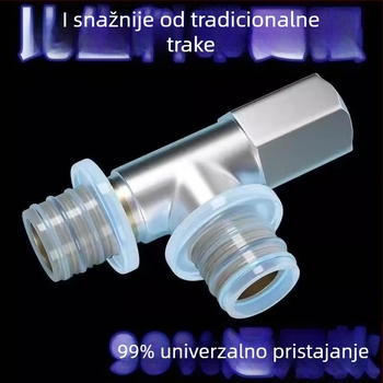 Plastični kutni ventil s brtvom za vodu — moderni minimalistički stil