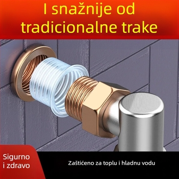 Plastični kutni ventil s brtvom za vodu — moderni minimalistički stil