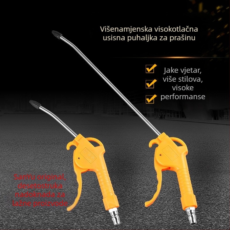 Sanyu AR-10 pneumatski pištolj za izduvavanje prašine, visokotlačno čišćenje prašine, piston od plastike-čelika, 0,15 kg