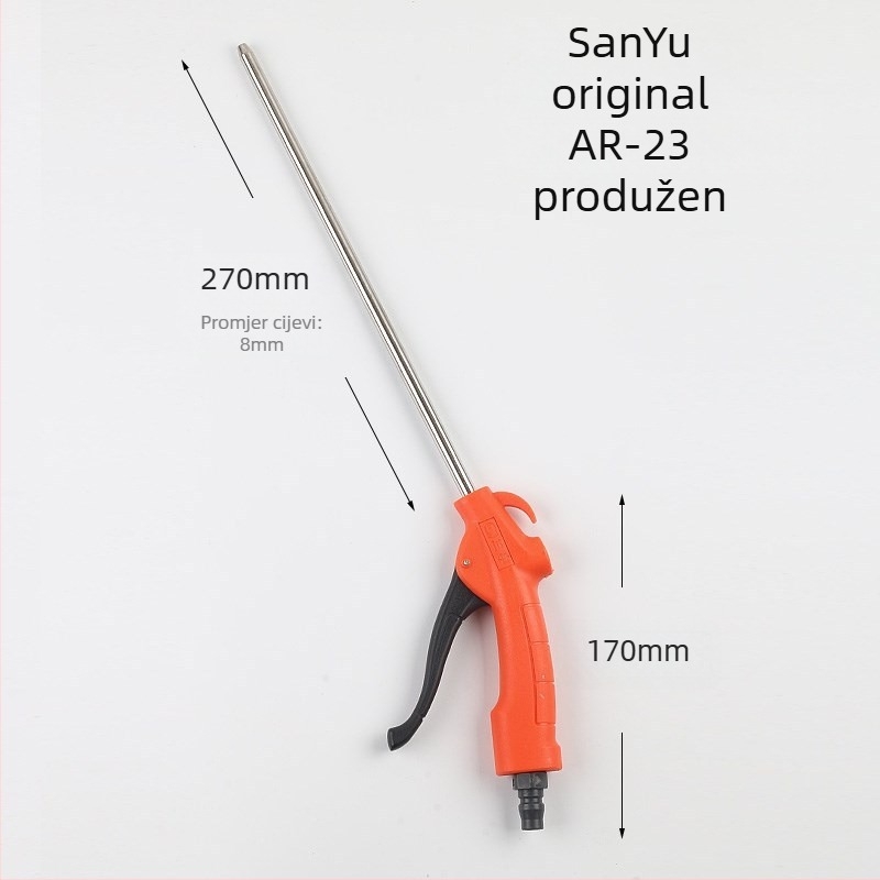 Sanyu AR-10 pneumatski pištolj za izduvavanje prašine, visokotlačno čišćenje prašine, piston od plastike-čelika, 0,15 kg