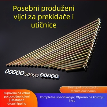 Vijci za ploču prekidača – okrugla glava, navoj M4, standard GB/GB-T