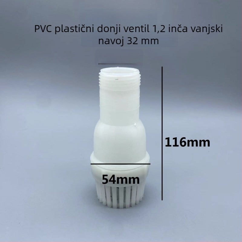 Pumpa za vodu s automatskim usisavanjem, donjim ventilom, plastičnim povratnim ventilem i filtrirajućom mrežom